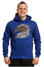  Худи, свитшот, футболка с принтом "Лошадь в этническом стиле"