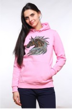  Худи, свитшот, футболка с принтом "Лошадь в этническом стиле"