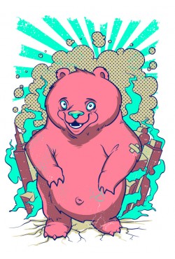 Толстовка с медведем, свитшот с медведем, футболка с медведем
