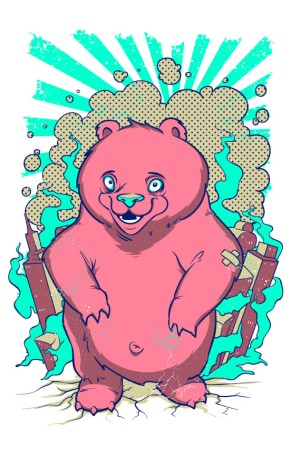 Худи с медведем, свитшот с медведем, футболка с медведем