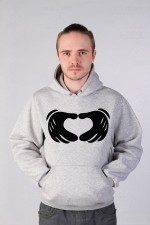  Худи с принтом Микки Love, свитшот с принтом Микки Love, футболка с принтом Микки Love
