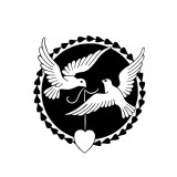Cвитшот, Толстовка, футболка в подарок к 14 февраля с птицами