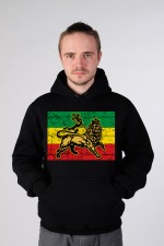  Худи, свитшот, футболка Растаманский лев