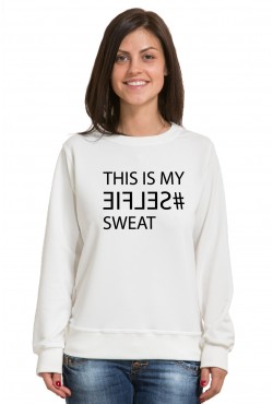  Толстовка, свитшот или футболка  с принтом Selfie Sweat