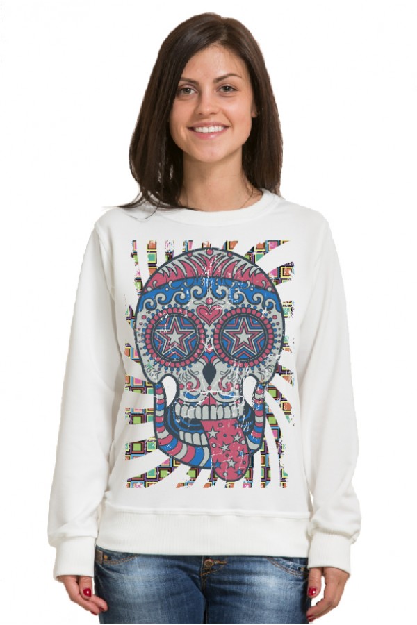 Толстовка с черепом Skull, Свитшот с черепом Skull, футболка с черепом Skull