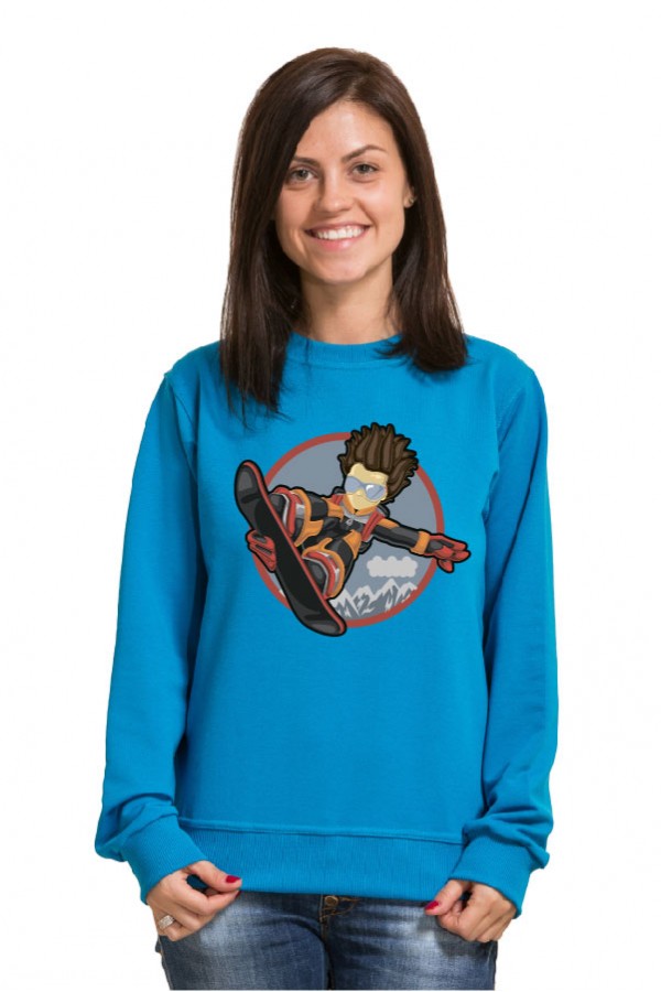 Толстовка со сноубордистом, свитшот со сноубордистом, футболка со сноубордистом