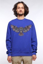  Толстовка, свитшот, футболка Сова с расправленными крыльями