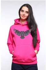  Толстовка, свитшот, футболка Сова с расправленными крыльями