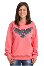  Толстовка, свитшот, футболка Сова с расправленными крыльями