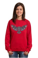  Толстовка, свитшот, футболка Сова с расправленными крыльями