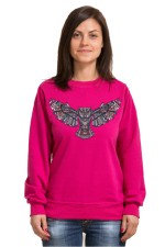  Толстовка, свитшот, футболка Сова с расправленными крыльями