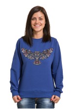  Толстовка, свитшот, футболка Сова с расправленными крыльями