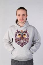  Толстовка Совушка в этническом стиле, свитшот Совушка в этническом стиле, футболка Совушка в этническом стиле