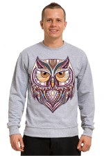  Толстовка Совушка в этническом стиле, свитшот Совушка в этническом стиле, футболка Совушка в этническом стиле