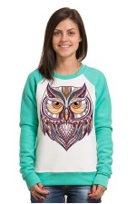  Толстовка Совушка в этническом стиле, свитшот Совушка в этническом стиле, футболка Совушка в этническом стиле