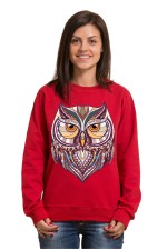  Толстовка Совушка в этническом стиле, свитшот Совушка в этническом стиле, футболка Совушка в этническом стиле