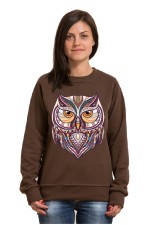  Толстовка Совушка в этническом стиле, свитшот Совушка в этническом стиле, футболка Совушка в этническом стиле