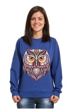  Толстовка Совушка в этническом стиле, свитшот Совушка в этническом стиле, футболка Совушка в этническом стиле