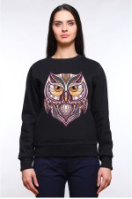  Толстовка Совушка в этническом стиле, свитшот Совушка в этническом стиле, футболка Совушка в этническом стиле