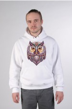  Толстовка Совушка в этническом стиле, свитшот Совушка в этническом стиле, футболка Совушка в этническом стиле