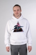 Толстовка, свитшот, футболка Space Whales