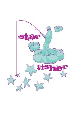 Толстовка, свитшот, футболка Star Fisher Звездный рыбак