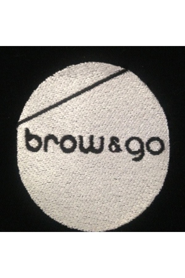  Свитшот Brow&Go    18 черных свитшотов с вышивкой на заказ 