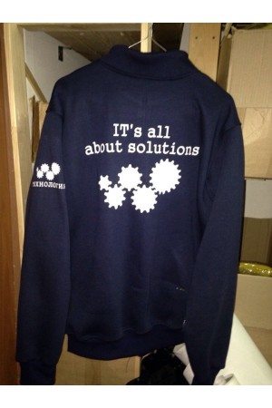 Толстовки на заказ с печатью логотипа - 165 штук