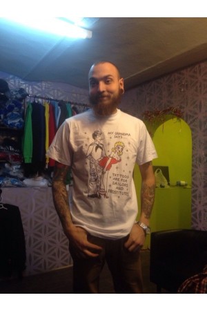 Футболка с принтом клиента