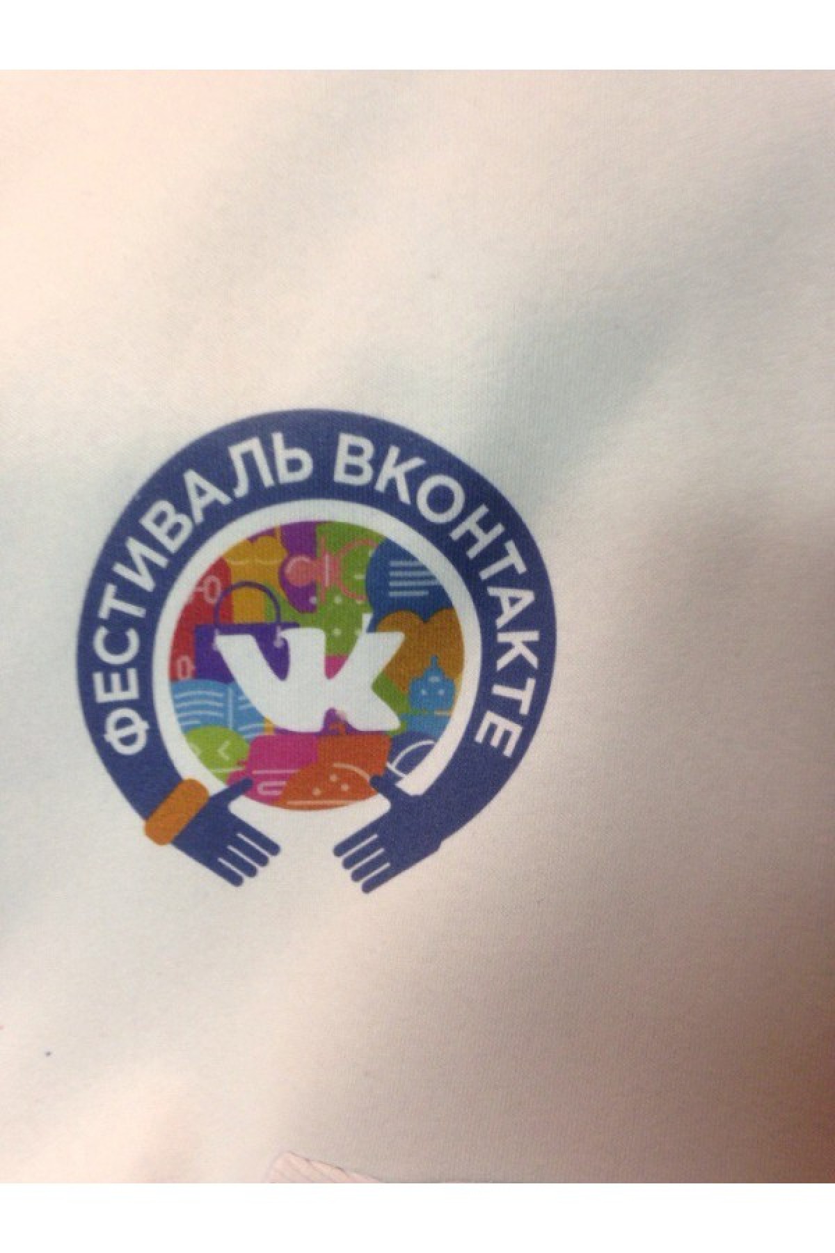Печать цветного логотипа на толстовках Фестиваль Вконтакте 20шт — фото 3