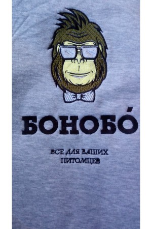 Вышивка Bonobo на свитшоте