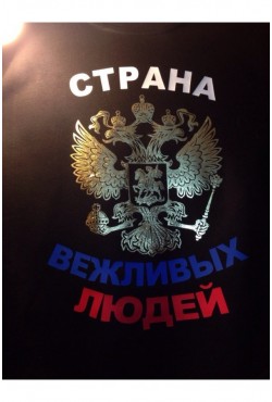 Толстовка по задумке заказчика с гербом России