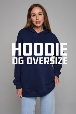 Пошив худи на заказ оптом из своего сырья, модель Oversize Hoodie DG