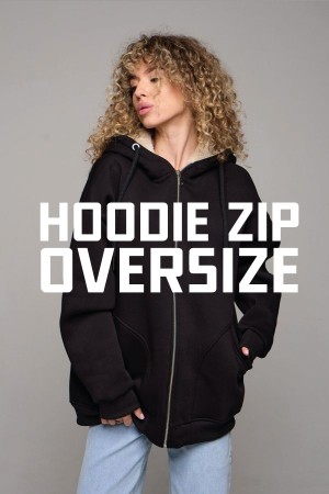 Зип оверсайз худи оптом пошив на заказ из вашего сырья, модель Zip Hoodie Oversize 