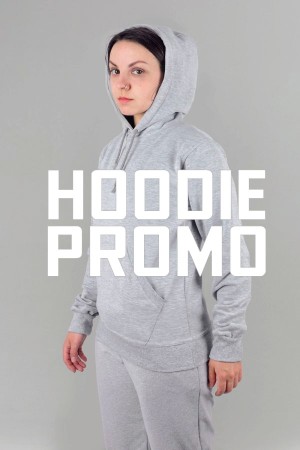 Пошив худи на заказ оптом из своего сырья, модель Hoodie promo