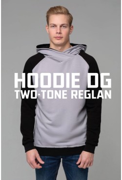 Пошив худи на заказ оптом из своего сырья, модель Two-Tone Reglan Hoodie dg Пошив худи на заказ оптом из своего сырья, модель Two-Tone Reglan Hoodie dg
