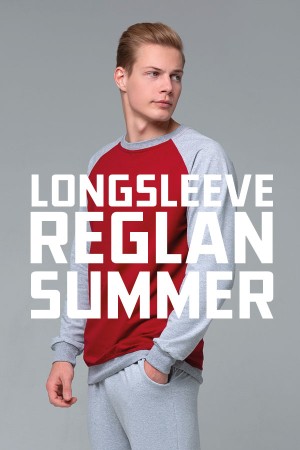 Свитшоты-лонгсливы легкие оптом пошив на заказ из вашего сырья, модель Summer Longsleeve Reglan