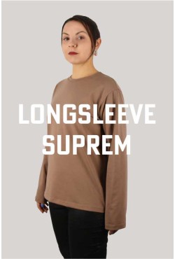 Лонгслив трикотажный с рукавом оптом пошив на заказ, модель Longsleeve classic suprem Лонгслив трикотажный с рукавом оптом пошив на заказ, модель Longsleeve classic suprem