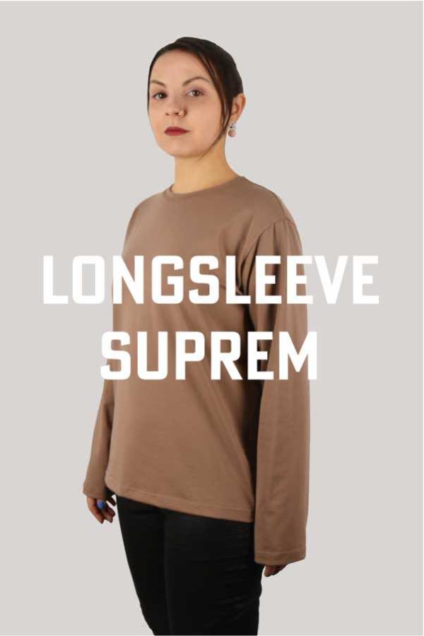Лонгслив трикотажный с рукавом оптом пошив на заказ, модель Longsleeve classic suprem