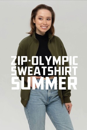 Олимпийка оптом пошив на заказ из своего сырья, модель Olympic summer