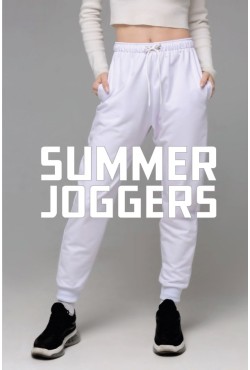 Спортивные брюки джоггеры пошив на заказ из вашего сырья, модель Summer Joggers sport