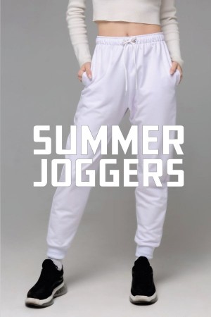 Спортивные брюки джоггеры пошив на заказ из вашего сырья, модель Summer Joggers sport