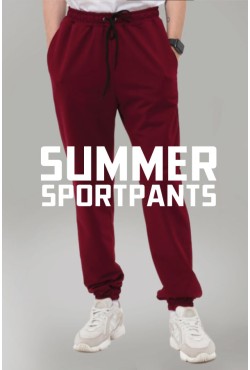 Спортивные брюки летние пошив на заказ из вашего сырья, модель Summer sport Pants