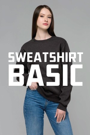 Свитшоты оптом пошив на заказ из вашего сырья, модель Sweatshirt Basic