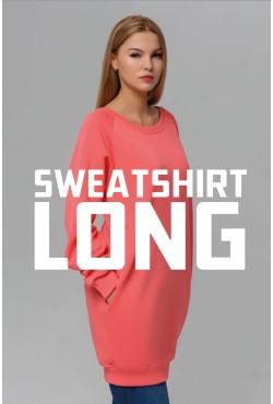 Пошив удлиненных свитшотов на заказ оптом из своего сырья, модель Sweatshirt Long Пошив удлиненных свитшотов на заказ оптом из своего сырья, модель Sweatshirt Long