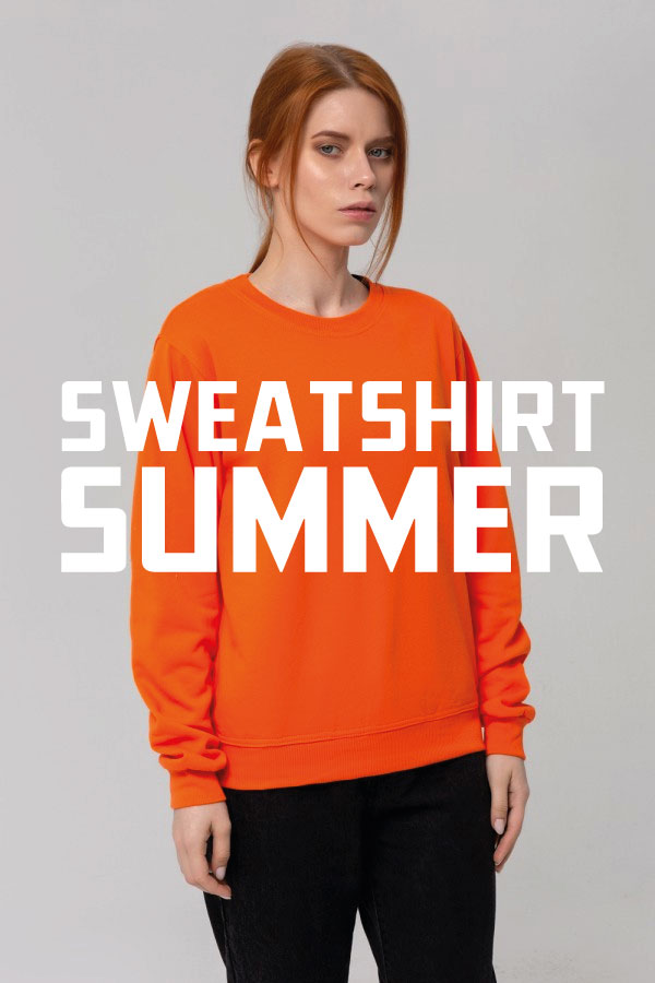  Пошив Свитшотов оптом, модель Sweatshirt Summer    Свитшоты тонкие оптом пошив на заказ из вашего сырья, модель Sweatshirt Summer 