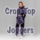CROP-TOP-HOODIE & JOGGERS Sport Suit
