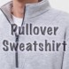 Pullover - свитшот с молнией 1/3 до середины кофты
