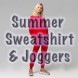 Summer Sweatshirt Oversized & Joggers Sport Suit