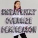 Sweatshirt oversize Demi-season